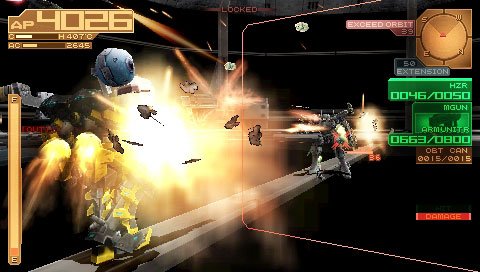 Armored Core: Silent Line Portable — скриншот 3