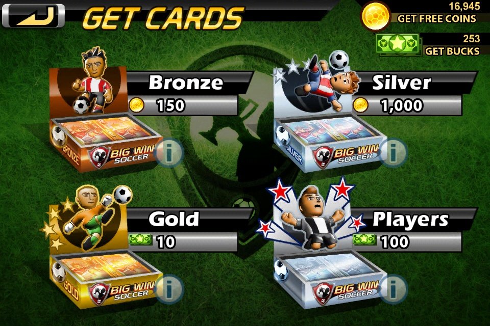 Big Win Soccer — скриншот 1