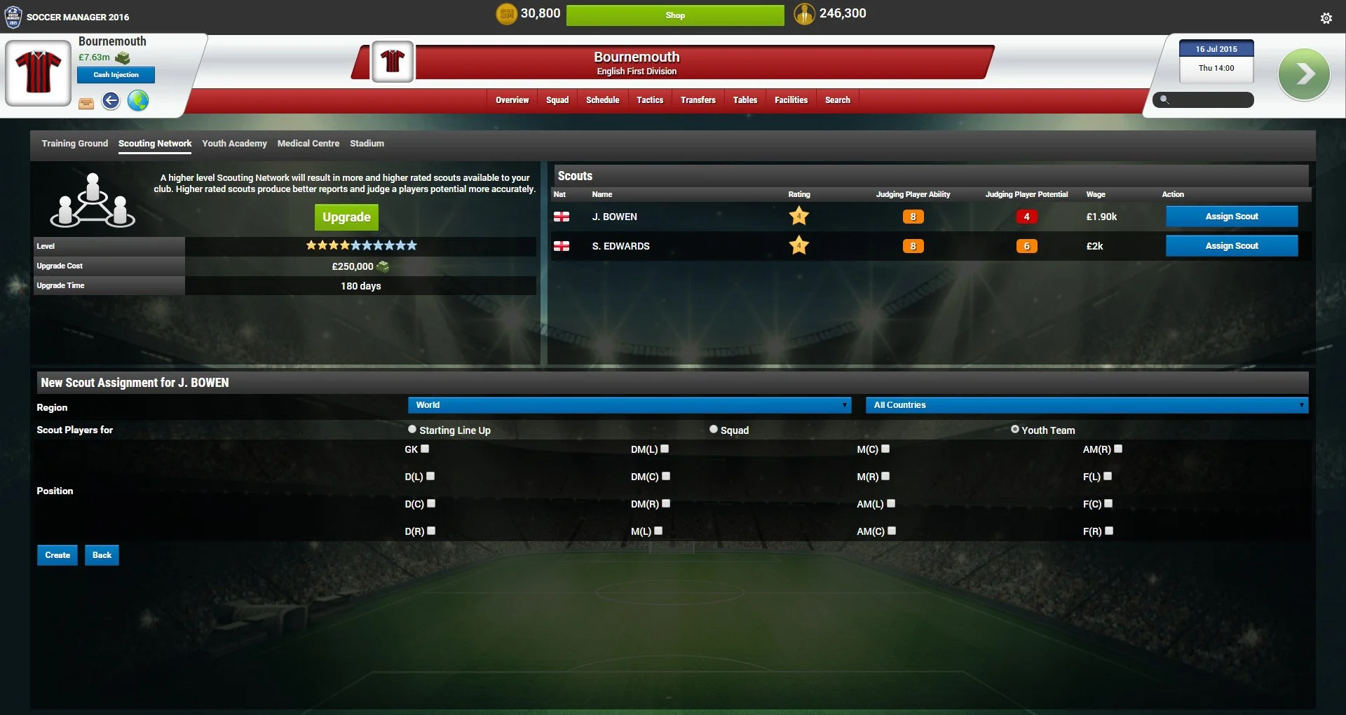 Soccer Manager 2016 - кадр 5