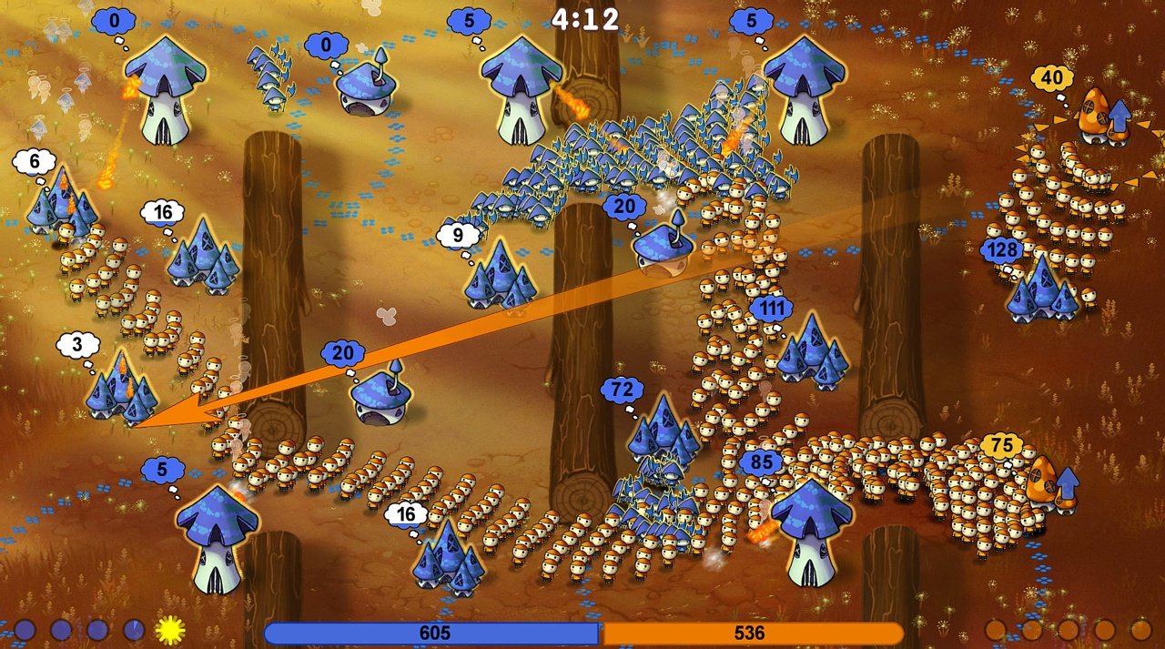 Mushroom Wars — скриншот 4