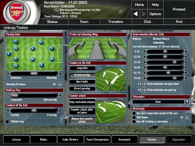 Total Club Manager 2004 - кадр 3