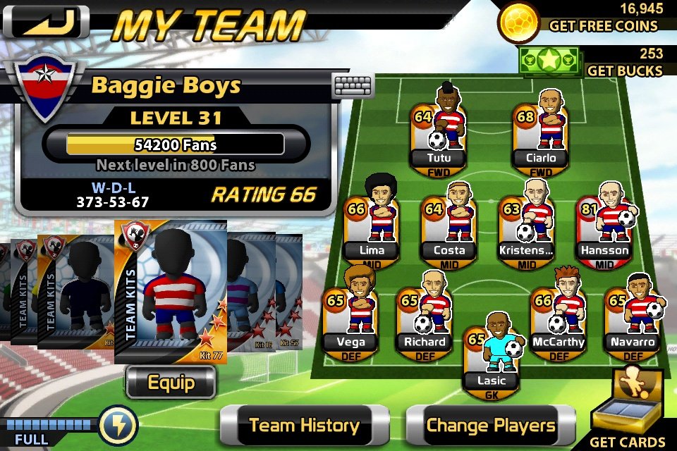 Big Win Soccer — скриншот 4