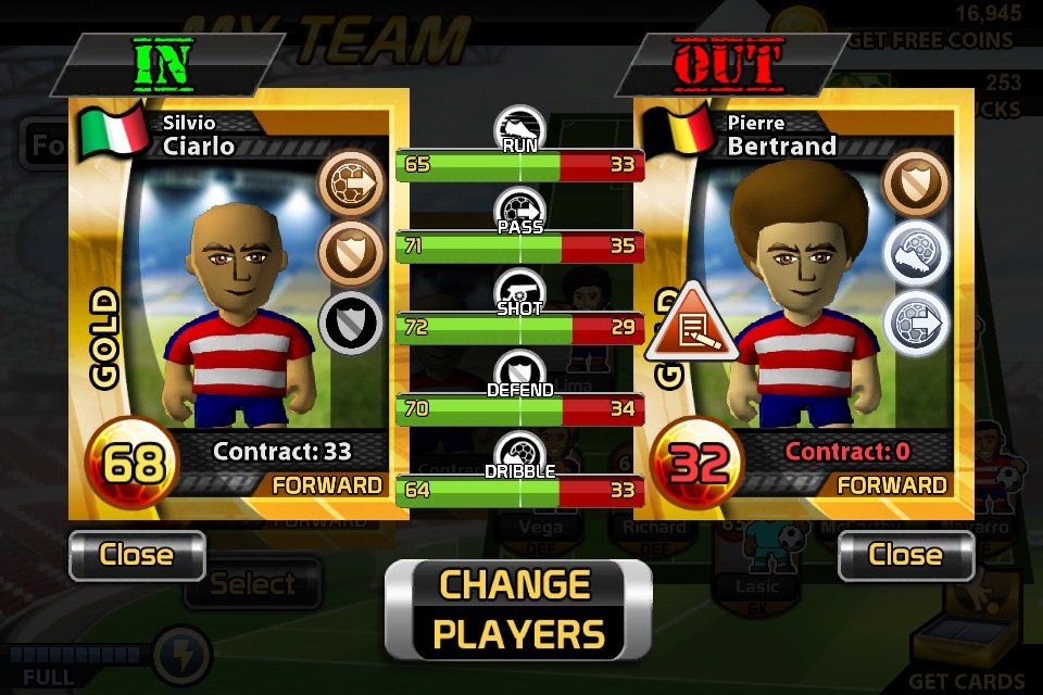 Big Win Soccer — скриншот 3
