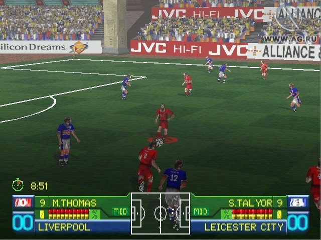 World League Soccer '98 — скриншот 1