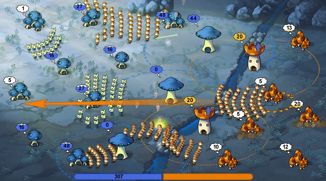 Mushroom Wars — скриншот 3