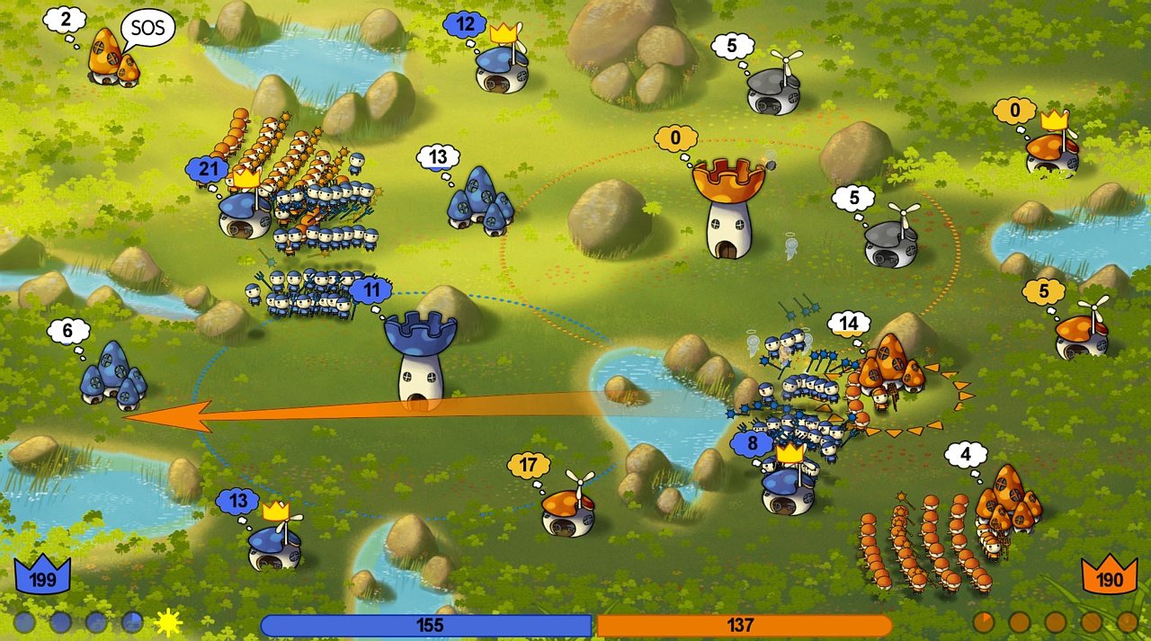 Mushroom Wars — скриншот 2