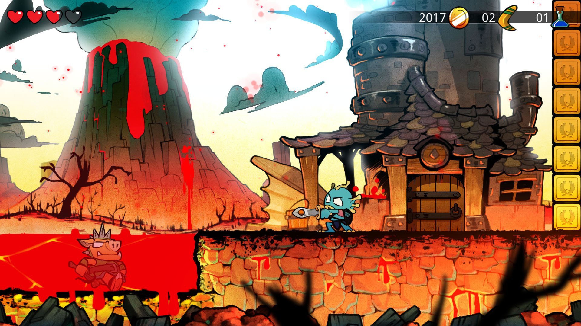 Wonder Boy: The Dragon’s Trap — скриншот 2