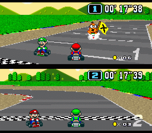Super Mario Kart — скриншот 1