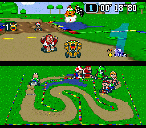 Super Mario Kart — скриншот 2