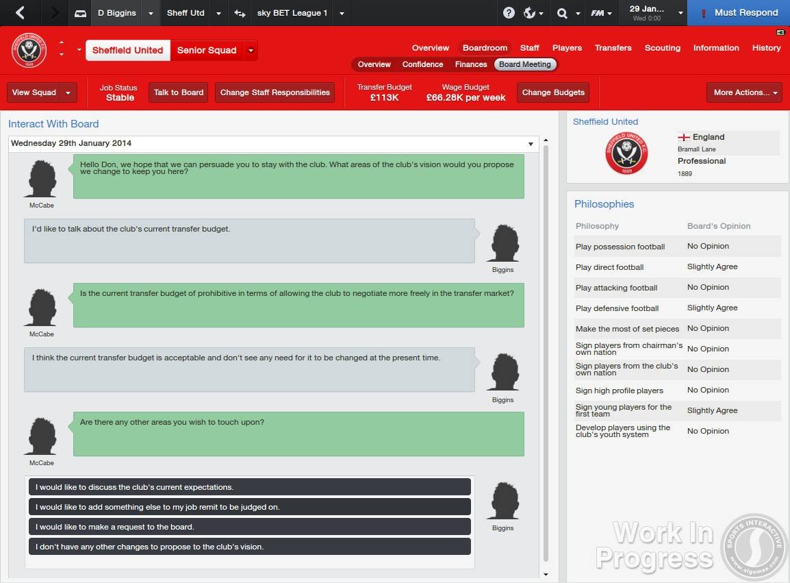 Football Manager 2014 — скриншот 1