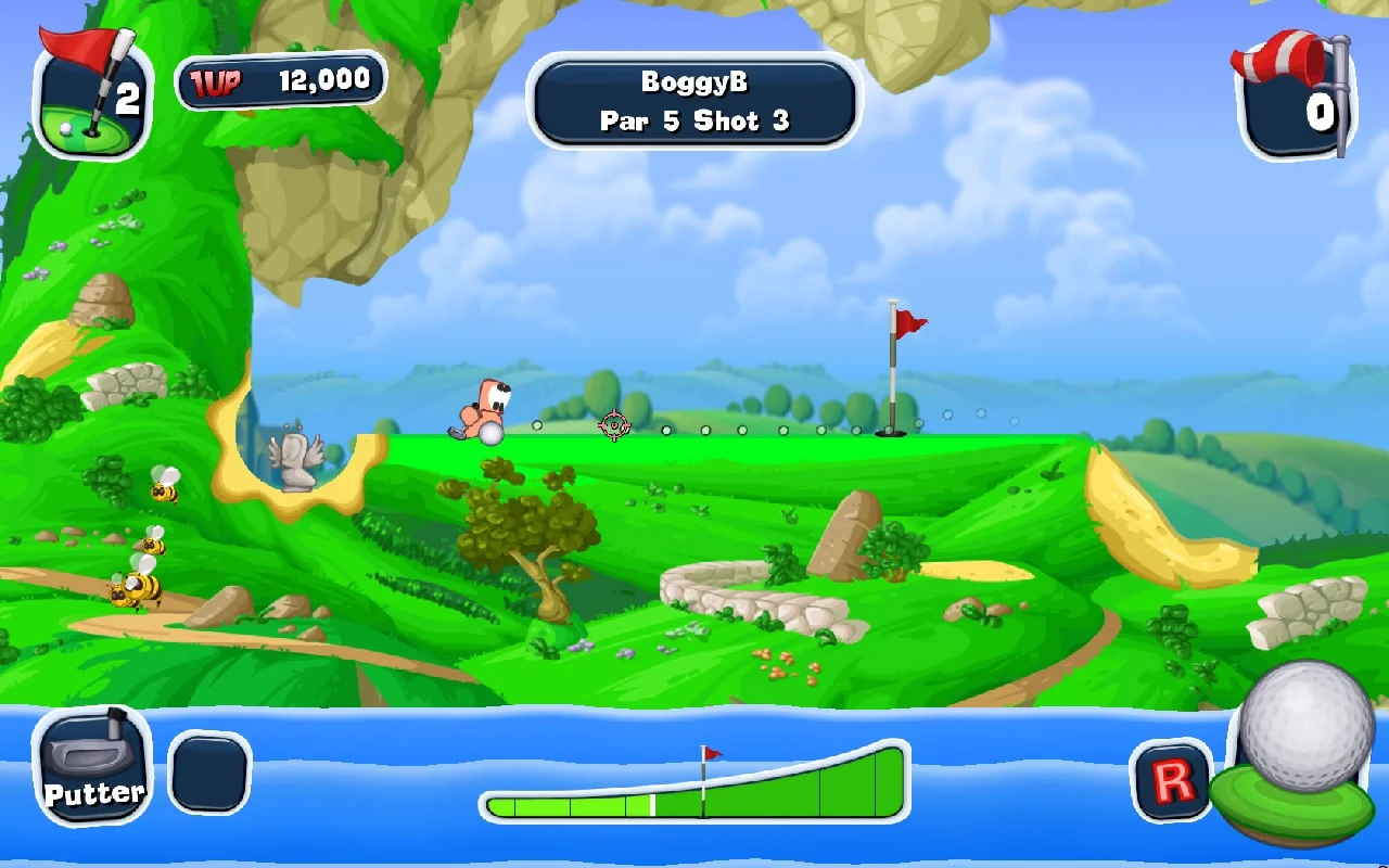 Worms Crazy Golf - кадр 4