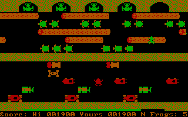 Frogger (1983) — скриншот 1