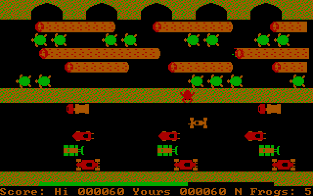Frogger (1983) — скриншот 2