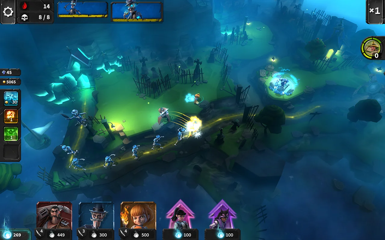 Hero Defense - Haunted Island - кадр 2