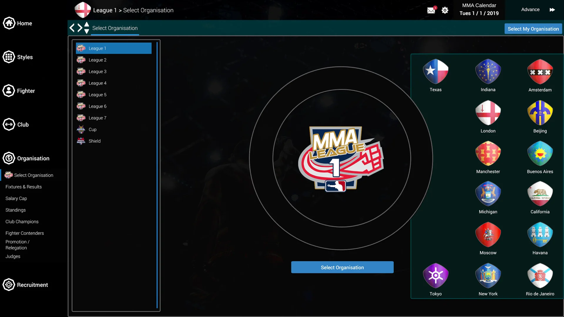 MMA Team Manager - кадр 18