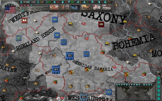 East vs. West: A Hearts of Iron Game — скриншот 1