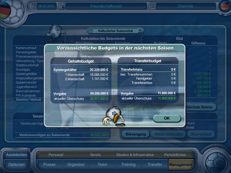 Anstoss 4 Edition 03/04 — скриншот 7