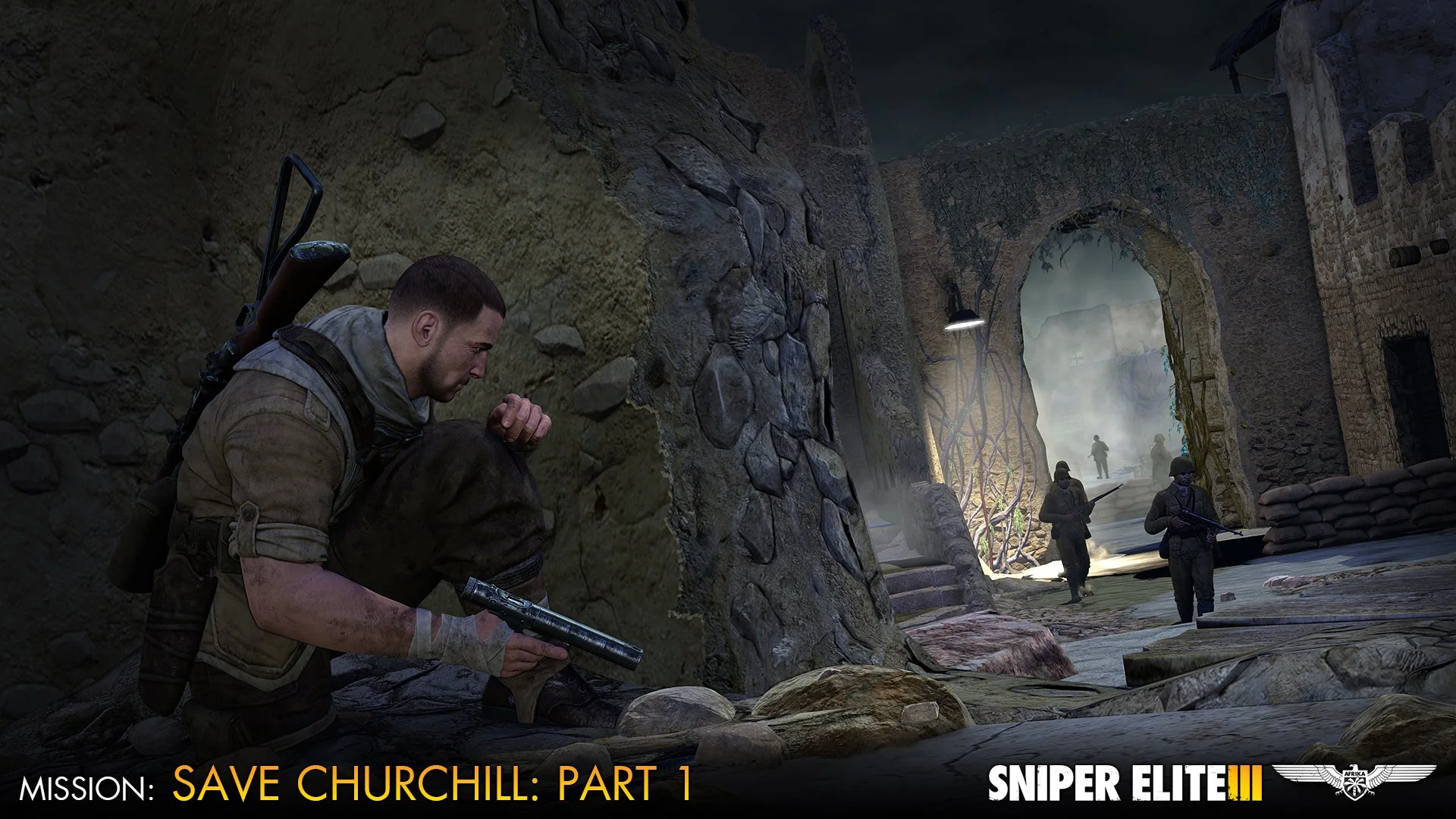 Sniper Elite III - Save Churchill Part 1: In Shadows - кадр 10