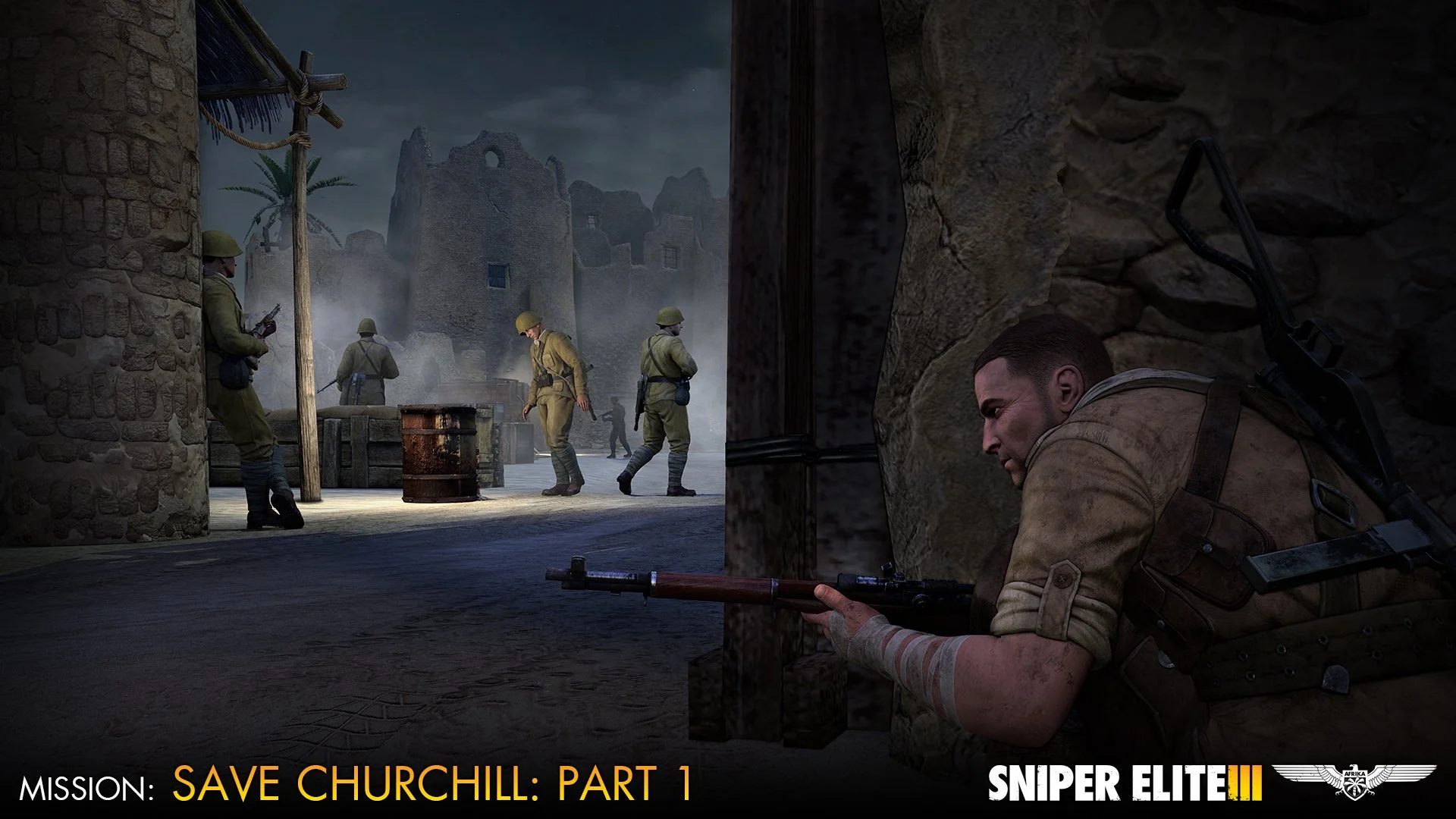 Sniper Elite III - Save Churchill Part 1: In Shadows - кадр 15