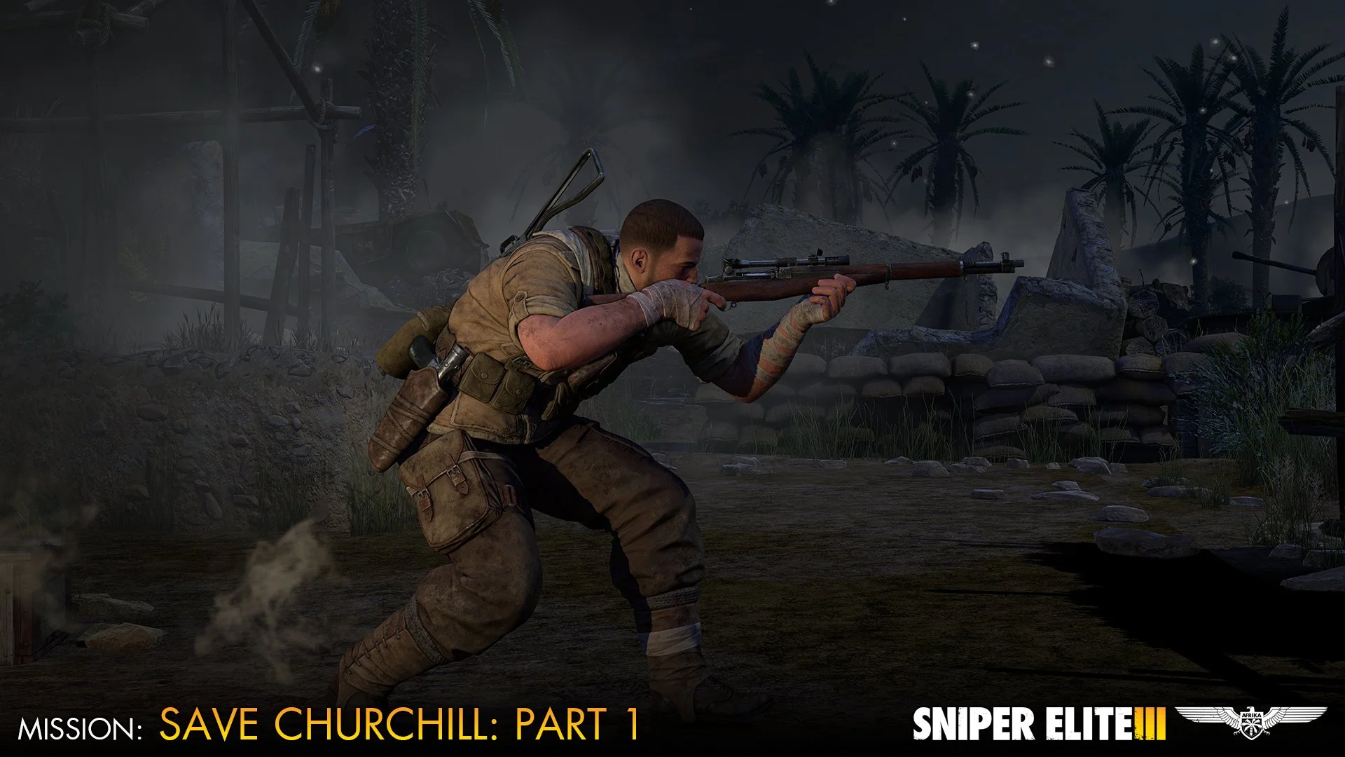 Sniper Elite III - Save Churchill Part 1: In Shadows - кадр 18