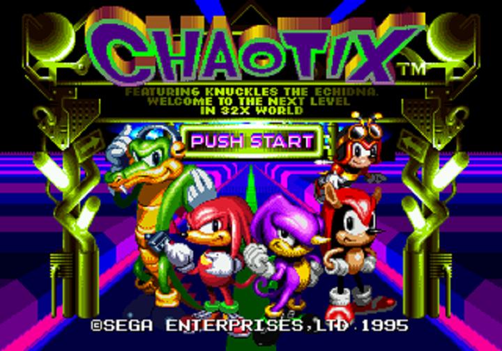 Knuckles' Chaotix — скриншот 1