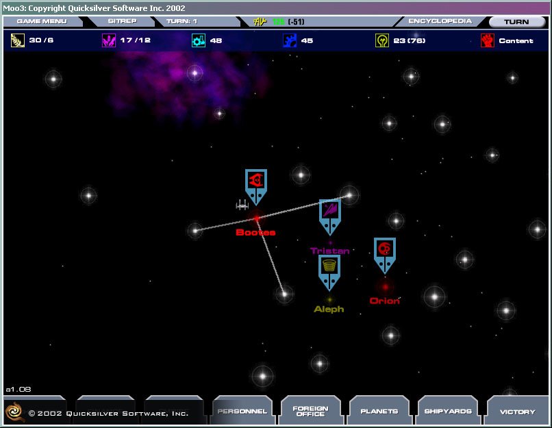 Master of Orion 3 — скриншот 1