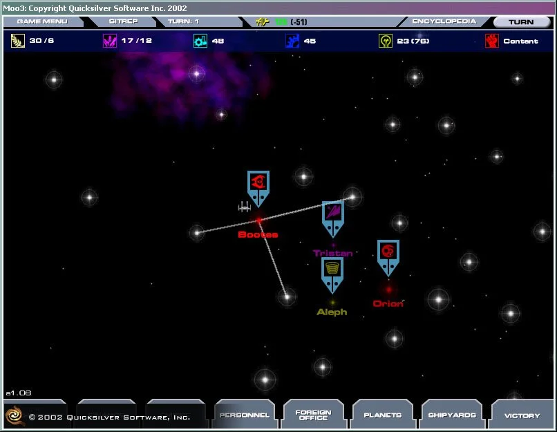 Master of Orion 3 - кадр 1