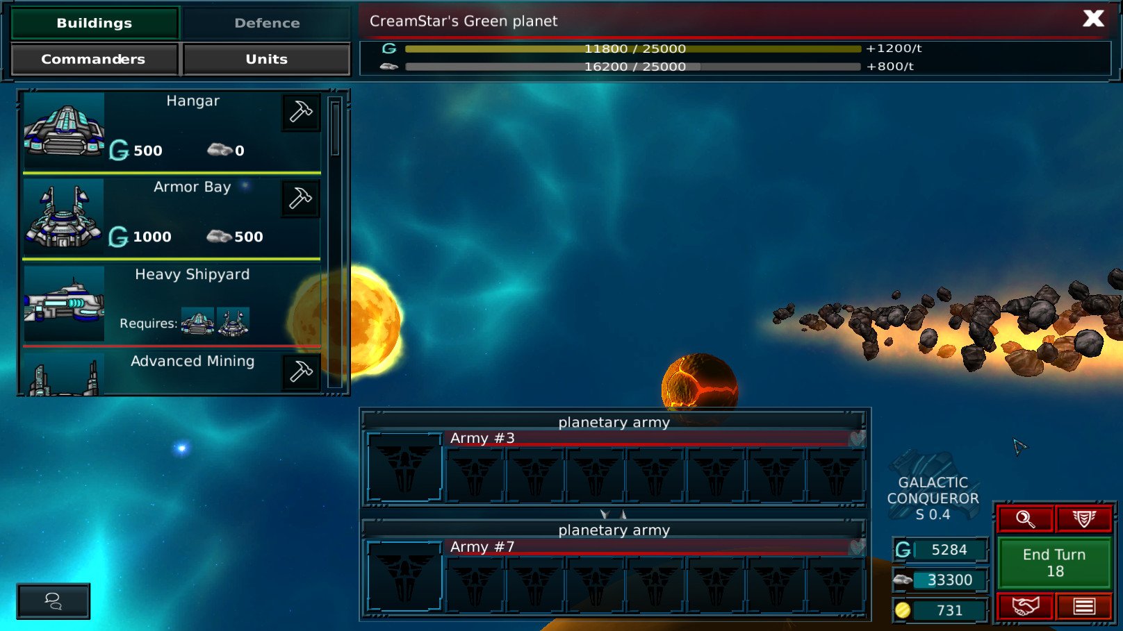 Galactic Conquerors — скриншот 1