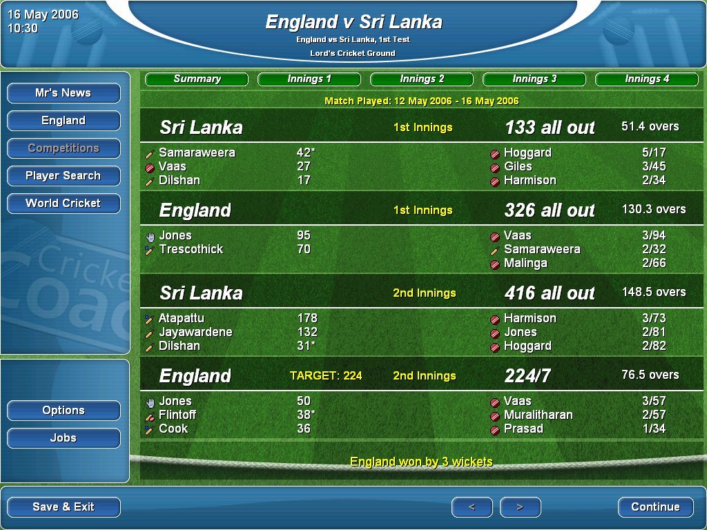 Marcus Trescothick's Cricket Coach — скриншот 7