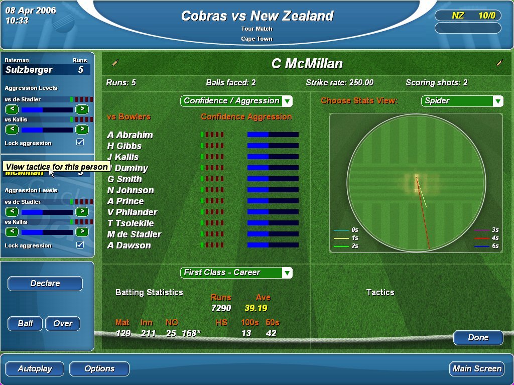 Marcus Trescothick's Cricket Coach — скриншот 2
