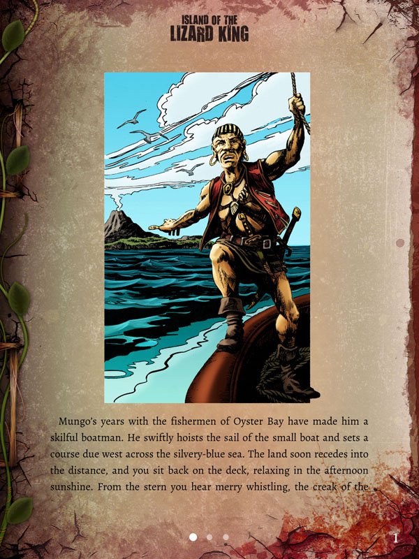 Fighting Fantasy: Island of the Lizard King — скриншот 1
