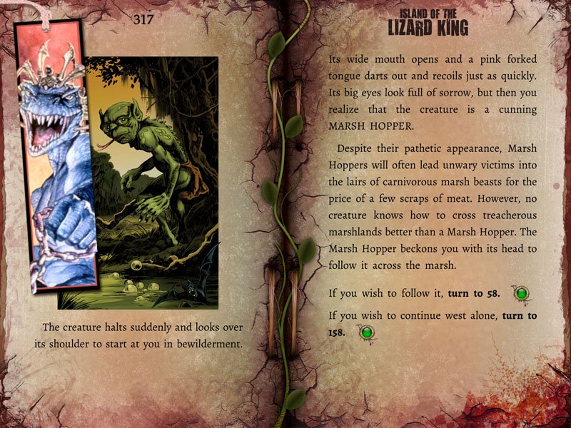 Fighting Fantasy: Island of the Lizard King — скриншот 3
