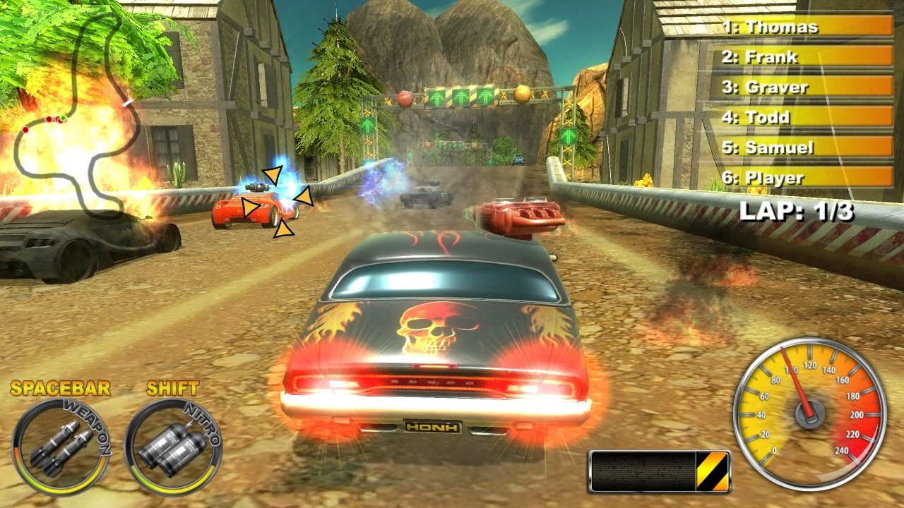 Lethal Brutal Racing — скриншот 2