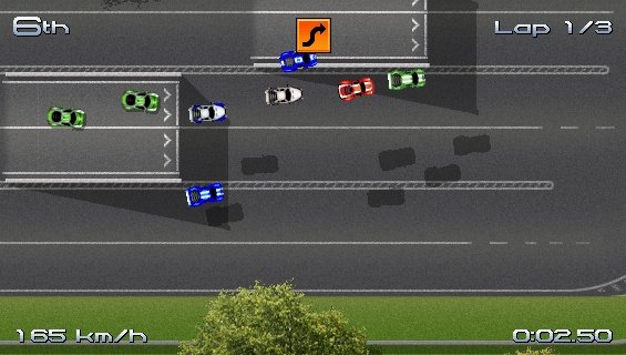 Rush Rush Rally Racing — скриншот 1