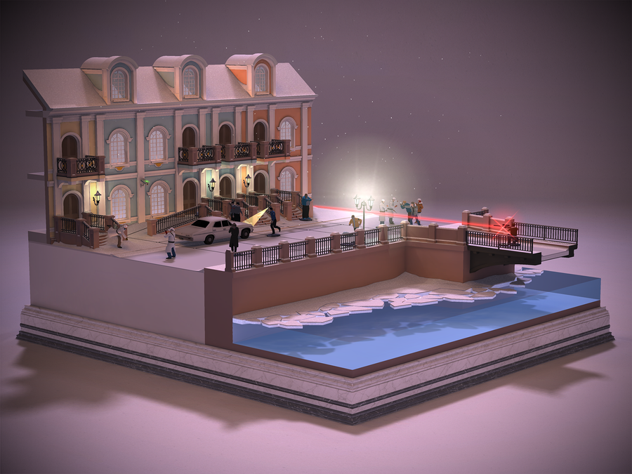 Hitman GO — скриншот 1
