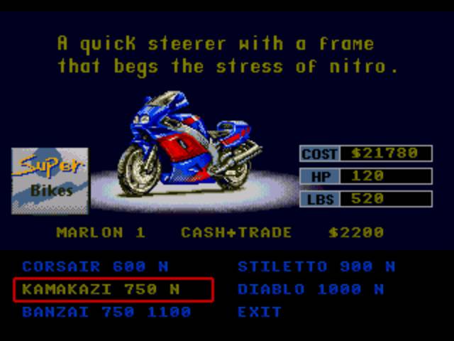 Road Rash 3 — скриншот 3