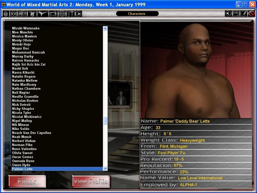 World of Mixed Martial Arts 2 - кадр 1