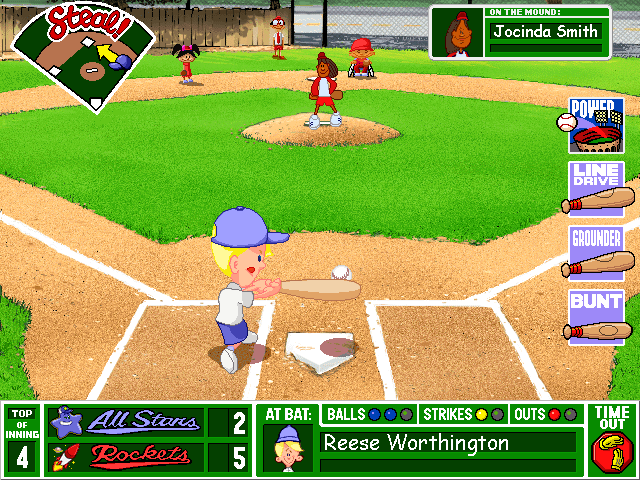 Backyard Baseball - кадр 2