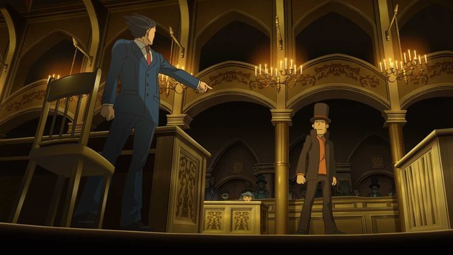 Professor Layton vs. Phoenix Wright: Ace Attorney — скриншот 6