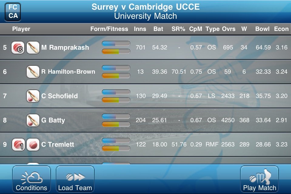 International Cricket Captain 2010 — скриншот 1