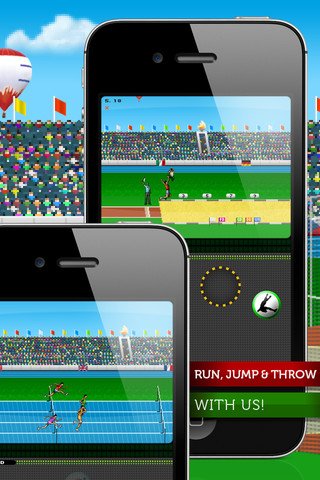 Retro Decathlon 2012: Run, Jump and Throw with us! — скриншот 2