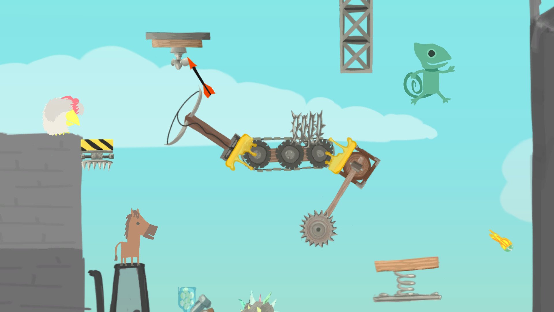 Ultimate Chicken Horse — скриншот 1