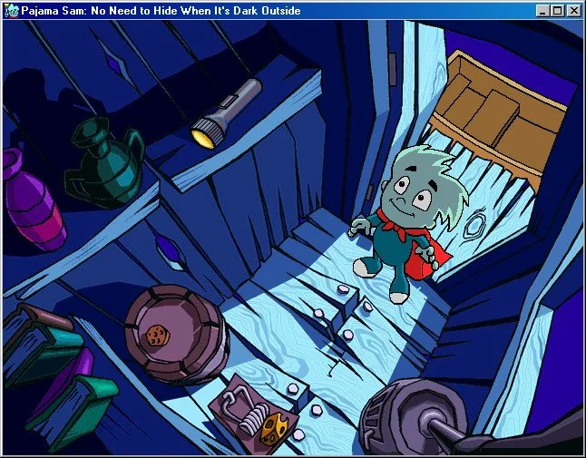 Pajama Sam in "No Need to Hide When It's Dark Outside" - кадр 2