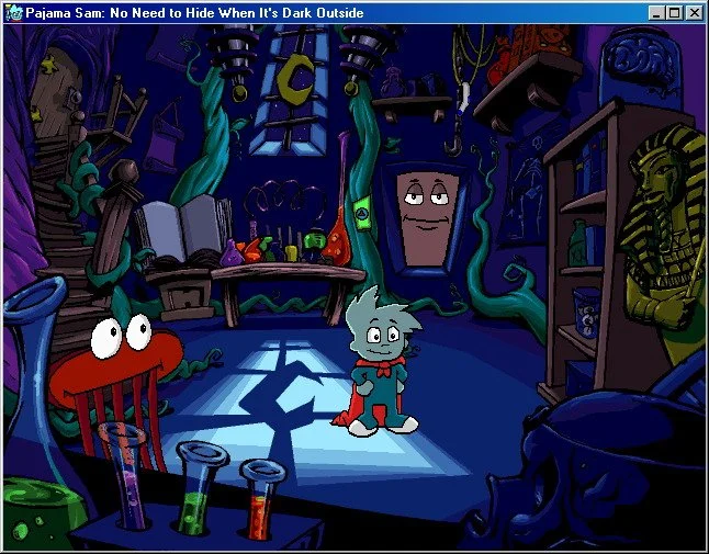 Pajama Sam in "No Need to Hide When It's Dark Outside" - кадр 3