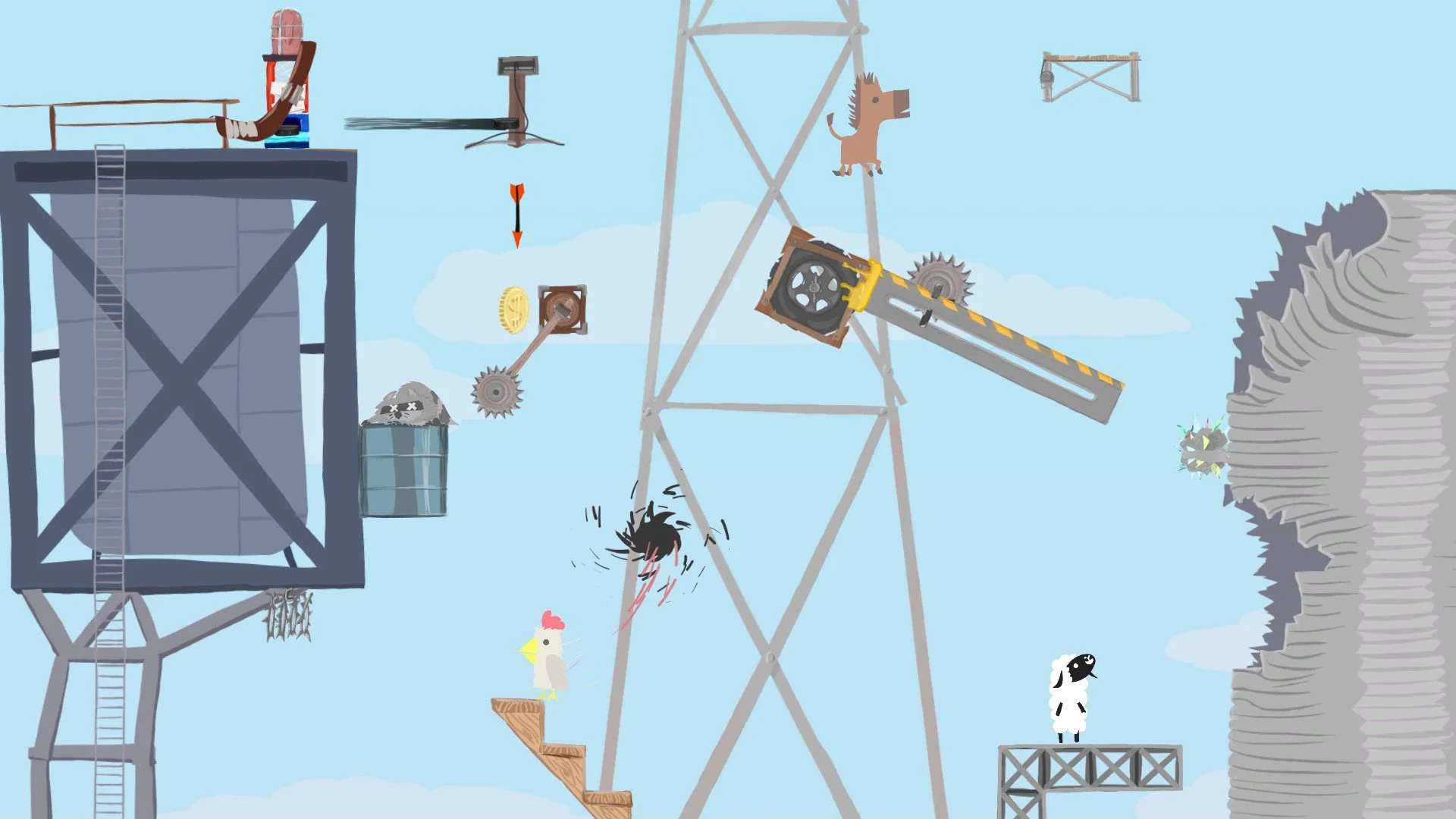 Ultimate Chicken Horse - кадр 7
