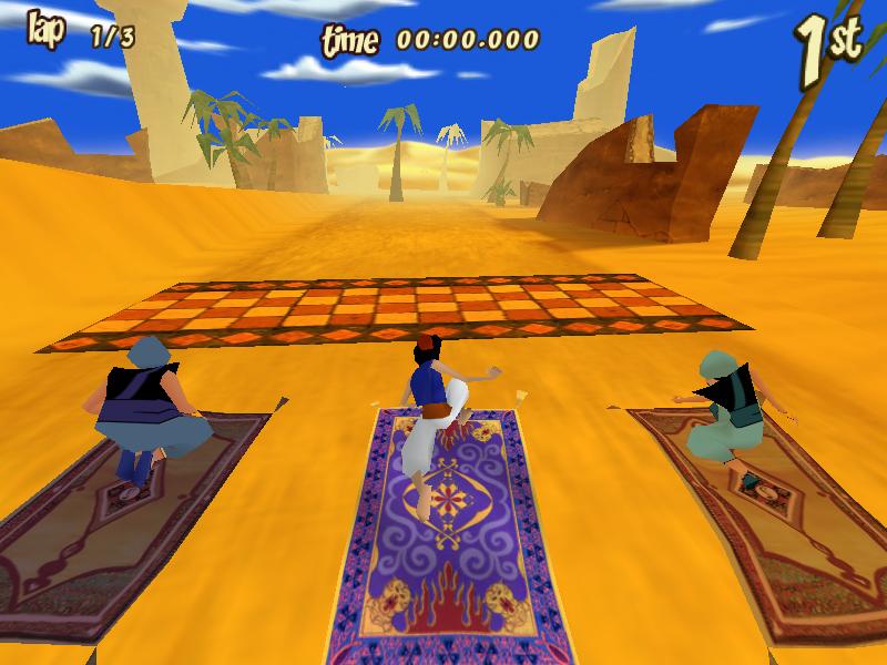 Aladdin Magic Carpet Racing — скриншот 2