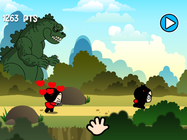 Pucca's Kisses Game — скриншот 5