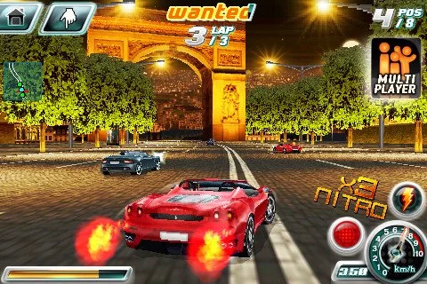 Asphalt 4: Elite Racing - кадр 1