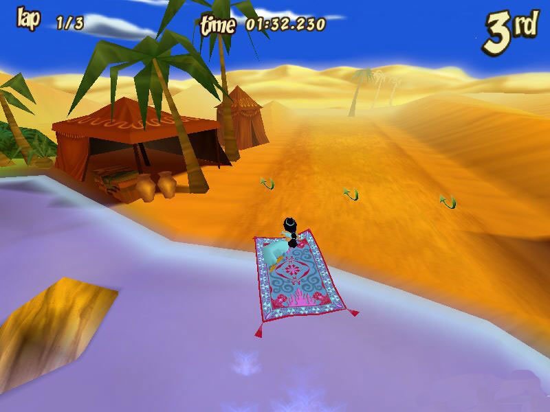 Aladdin Magic Carpet Racing — скриншот 3
