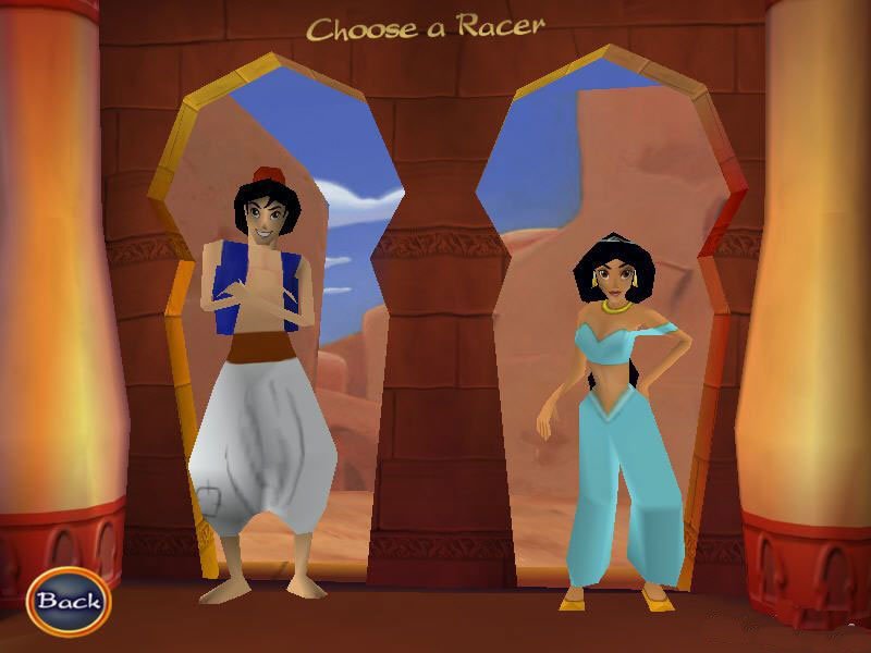 Aladdin Magic Carpet Racing — скриншот 1